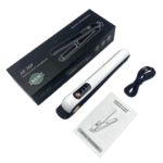 plancha inalámbrica recargable blanca