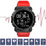 reloj inteligente Bluetooth rojo