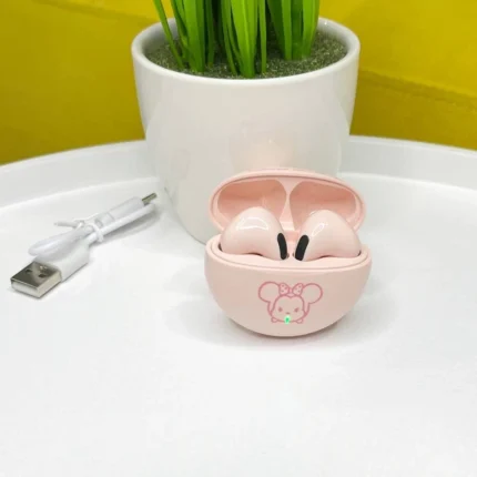 auriculares disney bluetooth caja rosa