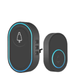 Timbre Inalámbrico con Flash LED negro