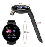 reloj inteligente con pantalla circular tamaño