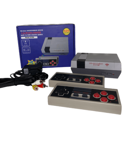 Consola Retro 620 con mandos inalámbricos y 620 juegos clásicos