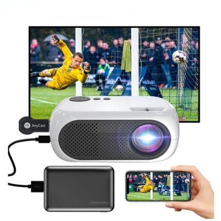 Proyector LED Portátil power bank