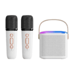 máquina de karaoke con 2 micrófonos Bluetooth