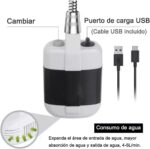 ducha portátil eléctrica recargable carga