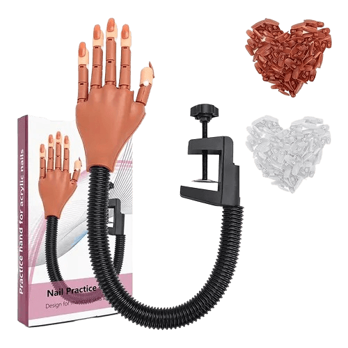 mano de práctica flexible mano