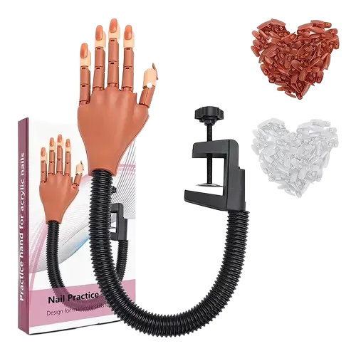 mano de práctica flexible mano