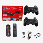 consola de videojuego retro y TV Stick Android 12 caja