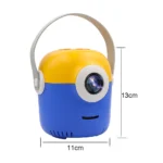 Proyector LED Portátil Minion tamaño