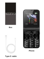 teléfono móvil plegable caja