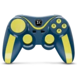 mando control inalámbrico Bluetooth amarillo