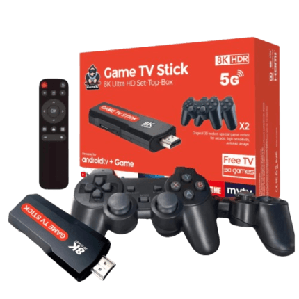 consola de videojuego retro y TV Stick Android 12