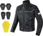 Chaqueta de moto para hombre protecciones