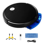 Robot aspirador automático inteligente negro