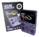 consola retro portátil R36S caja