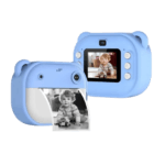 cámara de fotos infantil azul